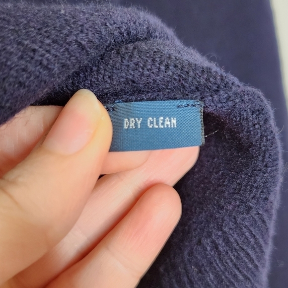 Polo Ralph Lauren Navy Wool Pullover Sweater L - Picture 5 of 7